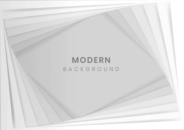 Weißer Moderner Hintergrunddesign Vektor — Stockvektor
