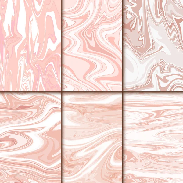Marmeren Abstracte Pastel Roze Witte Verf Textuur Achtergrond Vector — Stockvector