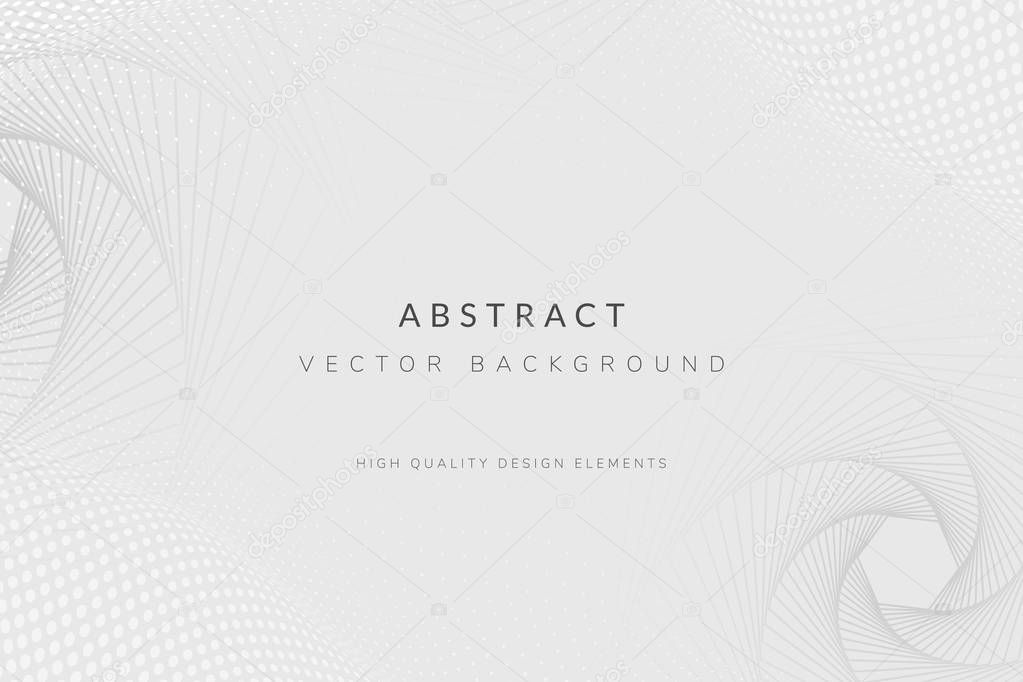 Abstract geometric patterned gray background vector