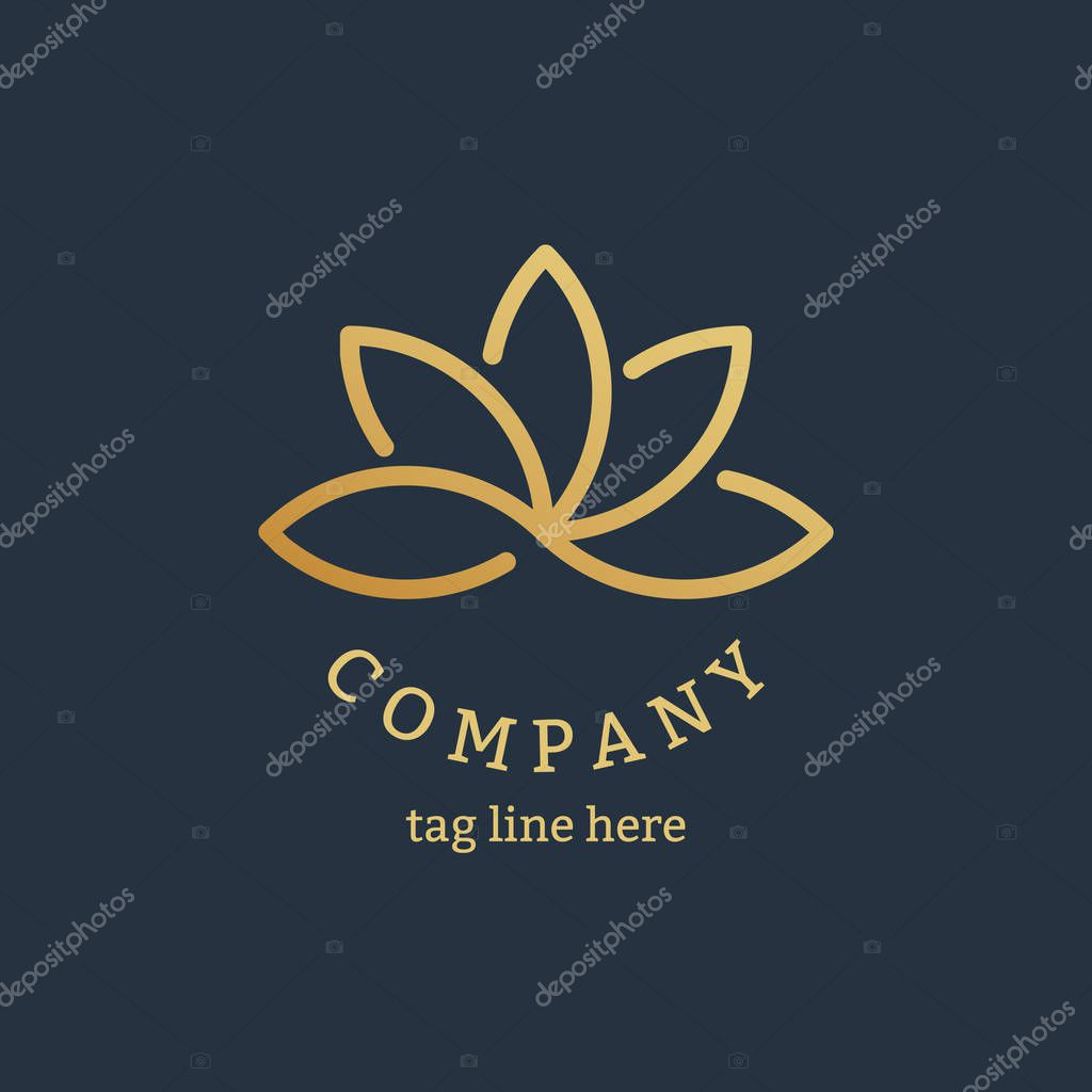 Modern company logo design vector