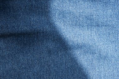 Dalgalı mavi denim kumaş dokulu arka plan