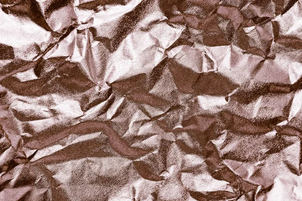 Skrynklig Ros Guld Papper Texturerad Bakgrund — Stockfoto