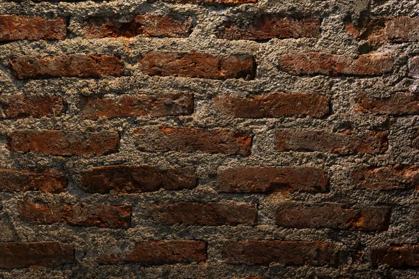 Гранжевий Цегляна Стіна Текстурований Фон — стокове фото