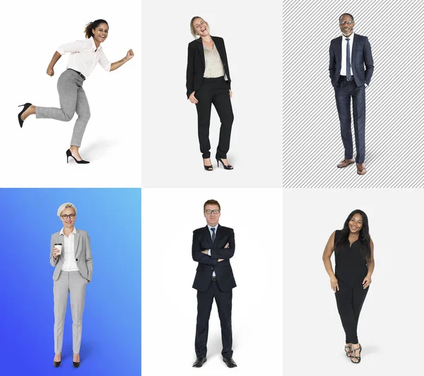 Diverse Business People Characters Set — Stock Photo, Image