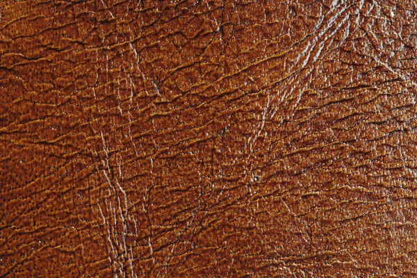 Reddish Brown Leather Textured Background — Stock Photo, Image