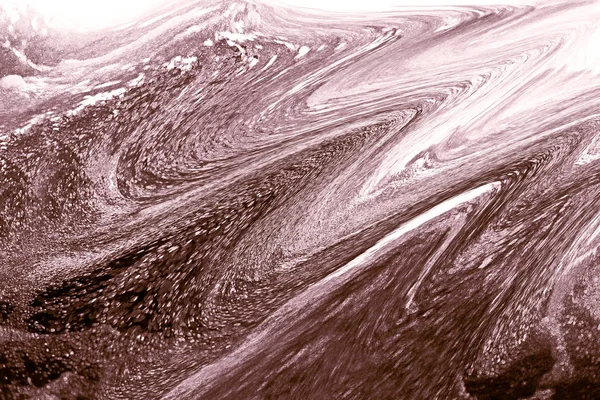 Roségold Fluid Art Marmor Farbe Strukturiert Hintergrund — Stockfoto