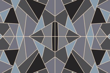 Grimsi soyut geometrik plan vektör