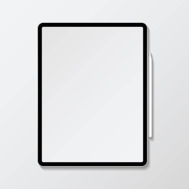 Dijital modern tablet ekran modeli
