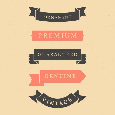 Klasik premium pankart toplama vektörleri