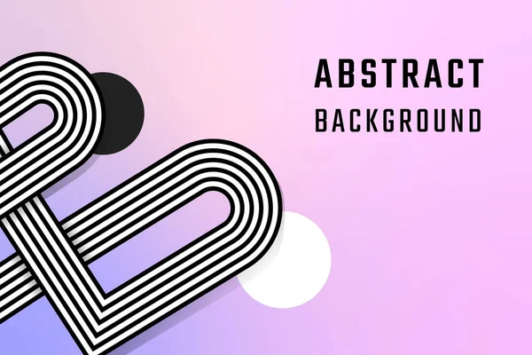 Retro Gradient Abstrakt Hintergrund Design Vektor — Stockvektor