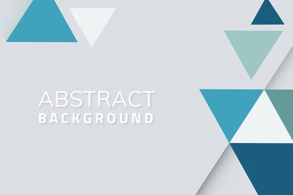 Vecteur Abstrait Fond Géométrique Bleu Vert — Image vectorielle