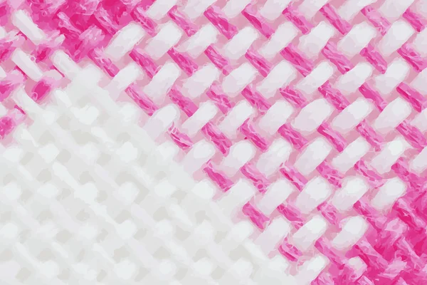 白色和粉红色羊毛纹理向量背景 — 图库矢量图片