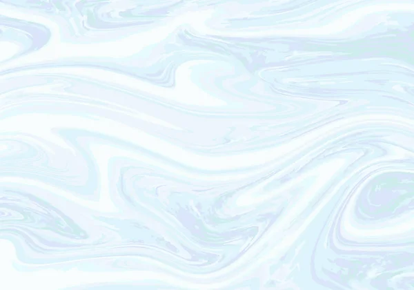 Mármore Abstrato Azul Branco Pintura Textura Fundo Vetor — Vetor de Stock