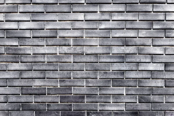 Zilver Geschilderd Bakstenen Muur Textuur Achtergrond — Stockfoto