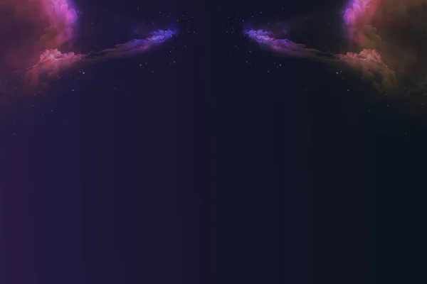 Πολύχρωμο Αφηρημένο Διαστημικό Νεφέλωμα Φόντο — Φωτογραφία Αρχείου