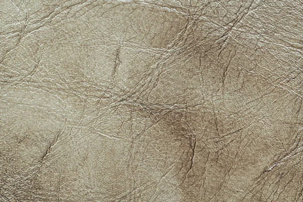 Beżowy Brązowy Skórzany Teksturowane Tło — Zdjęcie stockowe