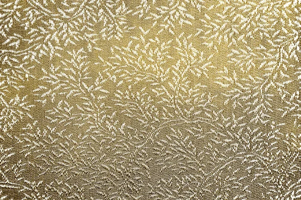 Textura Estampada Oro Frondoso Lujo — Foto de Stock