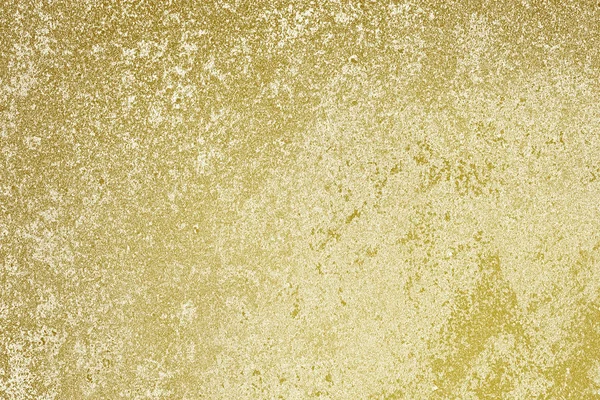 Roughly Gold Painted Concrete Wall Surface Background — Stock Photo, Image