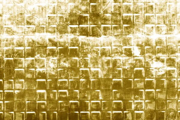 Pozadí Texturou Zlatou Dlaždicemi — Stock fotografie