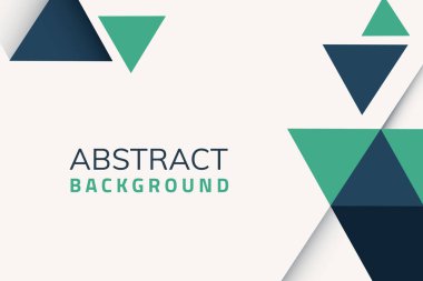 Soyut mavi ve yeşil geometrik arkaplan vektörü