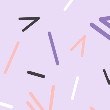 Renkli geometrik memphis tarzı arkaplan