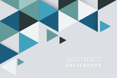 Soyut mavi ve yeşil geometrik arkaplan vektörü