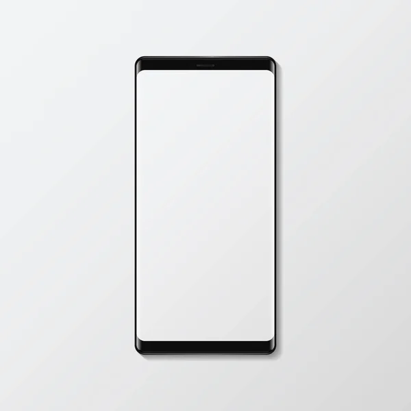 Digital Mobile Phone Screen Mockup — Stock Vector