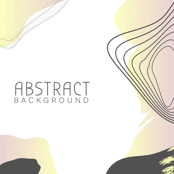 Abstract Topographic Patterned Background Vector — Stock Vector
