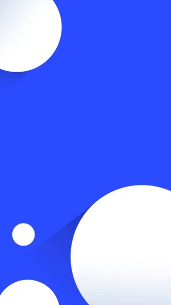 Vecteur Abstrait Rond Blanc Bleu — Image vectorielle