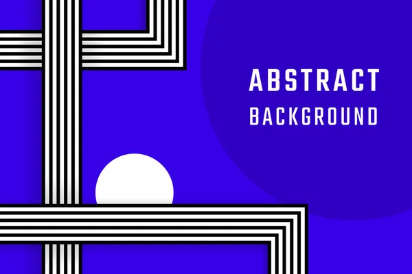 Retro Blau Abstrakten Hintergrund Design Vektor — Stockvektor