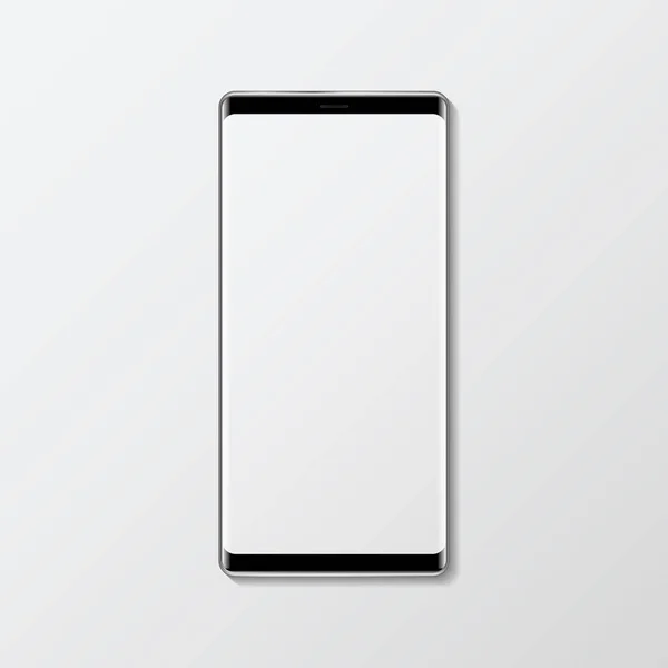 Mockup Tela Telefone Celular Digital — Vetor de Stock