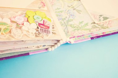 Chebbi şık tarzında bebek için Scrapbooking albümü.