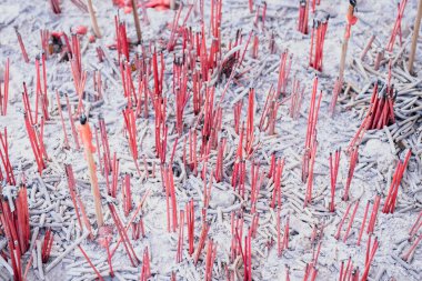 Birçok tütsü dumansız yapışır..