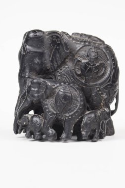 Fildişi figurine. Yüksek çözünürlüklü görüntü kavramı heykel zanaat tasvir.