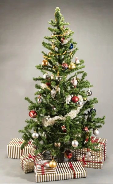 Christmas Tree Presents High Resolution Image Christmas Holliday Stock Picture