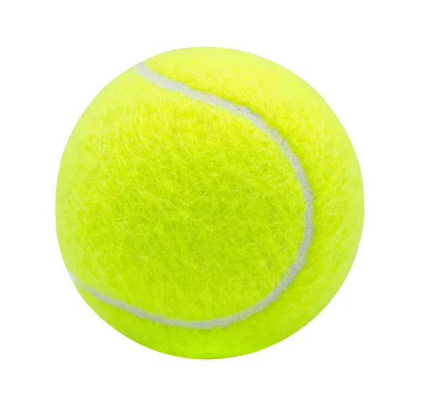 Tennisbal Geïsoleerd Witte Achtergrond Met Clipping Pad — Stockfoto