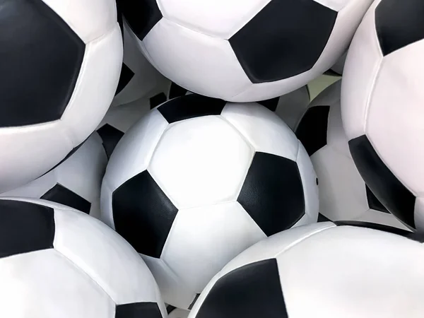 Futbol Topu Arkaplanı Beyaz Arkaplanda Izole — Stok fotoğraf