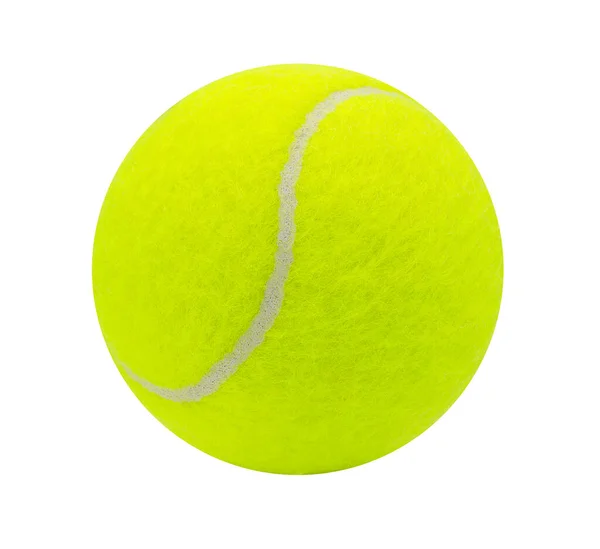 Tennisbal Geïsoleerd Witte Achtergrond Met Clipping Pad — Stockfoto