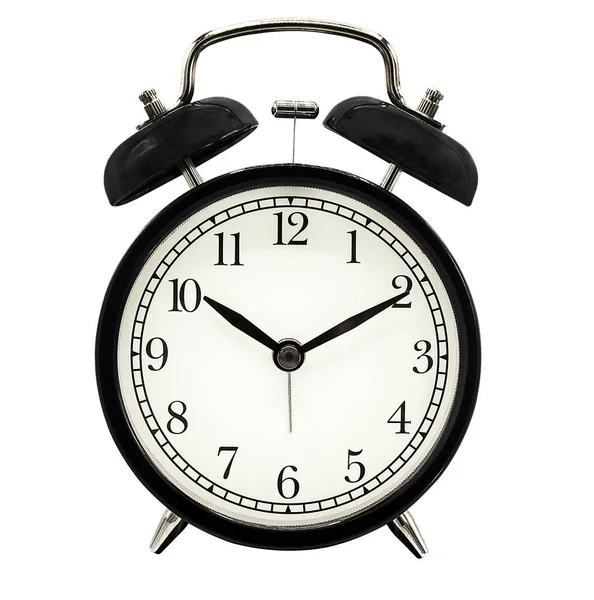 Alarm Clock Isolated White Background Clipping Path Stock Picture