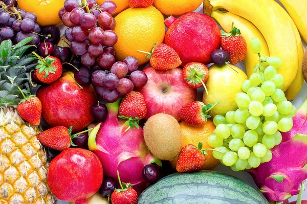 Čerstvé Ovoce Různé Ovoce Pestré Čisté Jídlo Ovoce Pozadí Royalty Free Stock Obrázky