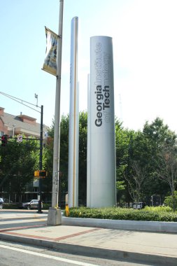 Atlanta, GA 27 Mayıs 2020 Georgia Teknoloji Enstitüsü Kampüsü.