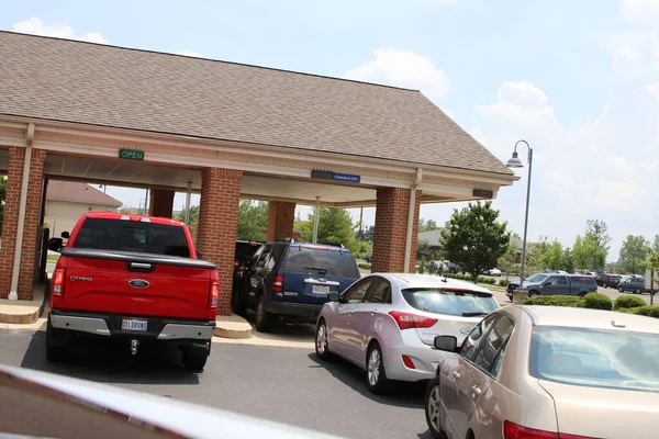 Columbus Ohio Giugno 2020 Mobile Banking Drive Thru — Foto Stock