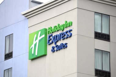 Polaris, Ohio-ABD 15 Haziran 2019: Holiday Inn Express ve Suites.
