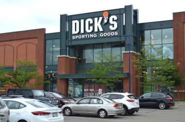 Columbus,Ohio-USA June 20,2019: Dick's Sporting Goods, Inc. is an American sporting goods retail company, based in Coraopolis, Pennsylvania.
