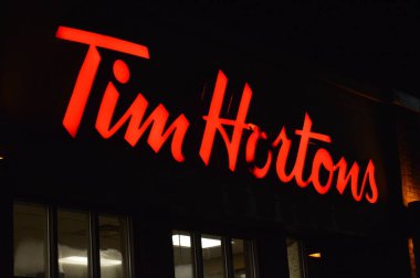 Columbus, Ohio-ABD 14 Temmuz 2019: Tim Hortons Inc., kahve ve donut ürünleri konusunda uzmanlaşmış bir fast food restoran zinciri. Kanada 'nın en büyük hızlı restoran zinciri..