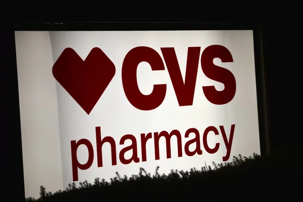 Columbus Ohio Febrero 2020Cvs Farmacia Abierta Las Horas Ubicación Por —  Fotos de Stock