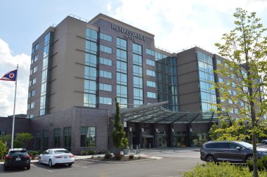Columbus, Ohio-ABD 14 Temmuz 2019 Rönesans Otelleri, Marriott International 'ın bir otel markasıdır. 1981 'de Ramada Rönesans olarak kuruldu, Ramada Inns' in lüks markası..