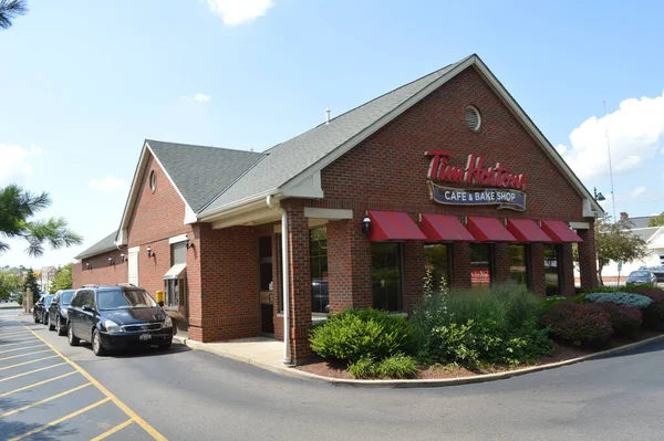 Columbus Ohio Usa Juli 2019 Tim Hortons Inc Snabbmatskedja Som — Stockfoto