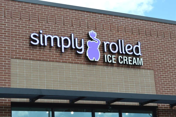 Columbus Ohio Usa Juli 2019 Simply Rolled Ice Cream Parlor — Stockfoto