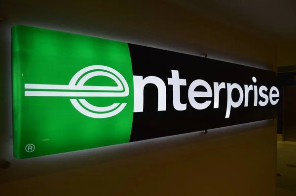 Columbus Eua Abril 2019 Enterprise Rent Car — Fotografia de Stock